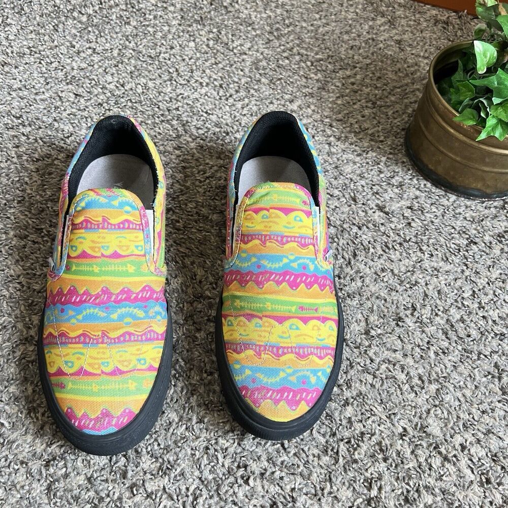 Etnies Marana Slip On Sneakers Shoe Rebel Sports Multicolor Mens 9.5 Women’s 11